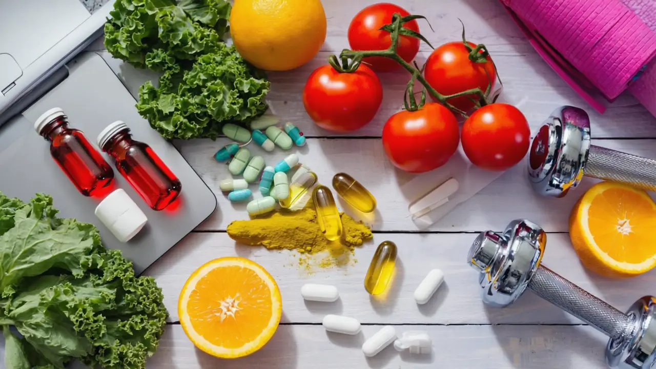 A balanced, health-conscious lifestyle, combining natural foods, supplements, and physical activity.